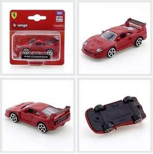 トミカ ブラーゴ TOMICA BURAGO フェラーリ F40 Competizione 赤 3インチ