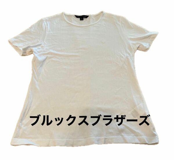 ブルックスブラザーズ　クルーネック　ショートスリーブ　Tシャツ 白　半袖　Sサイズ