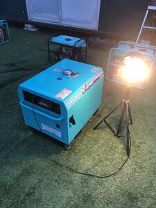  immediate payment goods OK actual work Yanmar generator arc welding machine high capacity 180A 100V 60Hz 3.0kVA YGW180SS-1koro attaching . moving . easy to do cell starting,li coil starting OK