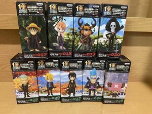 麦わらの一味 全9種 ワンピース ONE PIECE ワールドコレクタブルフィギュア ワーコレ STRONG WORLD ストロングワールド ver.3 ver.4 76