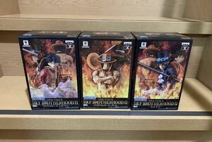 未開封 ワンピース ONE PIECE BROTHERHOOD ブラザーフード ルフィ エース サボ 3兄弟 フィギュア GRANDLINE グラメン DXF まとめ売り