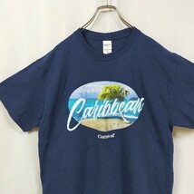 ギルダン　半袖Ｔシャツ　デカロゴ　南国　ビーチ　カリビアン　ロゴＴ　ゆるだぼ　クルージング　島　アイランド　クルーネック　海_画像4