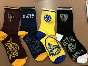 【新品】 NBA バスケットボール ソックス フリーサイズ 靴下 4足セット ⑬ 【送料無料】