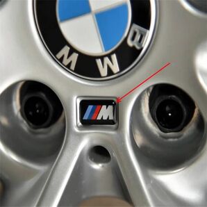 BMW Mスポーツエンブレム4枚 1/2/3/4/5/6/7/Z/X ホイール等