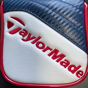 送料無料TaylorMadeテーラーメイド合成皮革オーステックマレットパターカバーマルチシャフト対応ダブルMAGNETヘッド保護AIRMESH White新品