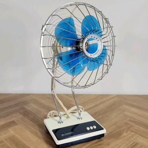 [ ultra emo ] hikari electric fan KF-960 Koizumi Industry corporation HIKARI ELECTRIC FAN compact Showa Retro antique that time thing [ operation OK] 240542