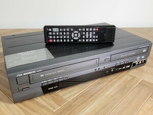  easy dubbing * operation OK*DX antenna DXR160V VHS one body DVD recorder VHS=DVD remote control attaching dubbing video deck 240530