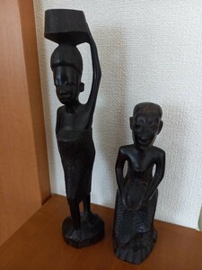 アフリカ インテリア オブジェ 木彫り 置物 美術品