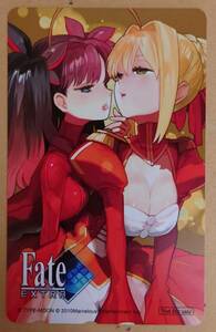 ▲ Fate/EXTRA　遠坂凛　ネロ・クラウディウス　テレホンカード　50度数