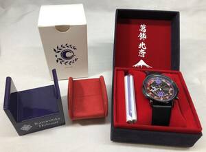 ■ SEIKO×FGO セイコー コラボ オリジナルサーヴァント收藏 フォーリナー 葛飾北斎 收藏スタンド付 腕時計 ●240520