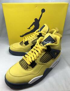 ■未使用 Nike Air Jordan 4 Tour Yellow AJ4 ナイキ エアジョーダン4 ツアーイエロー CT8527-700 28cm ●240519