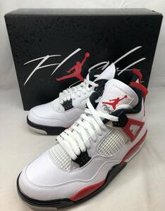 ■未使用 NIKE AIR JORDAN 4 RETRO RED CEMENT AJ4 ナイキ エアジョーダン AJ4 レッドセメント DH6927-161 28cm ●240527