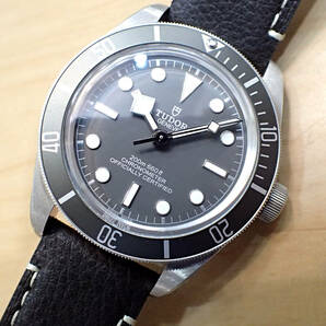 2022年正規 ◆TUDOR/チューダー ブラックベイ フィフティエイト 925◆ベルト美品 79010SG シルバー製 自動巻きメンズ腕時計の画像1