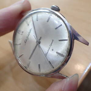 希少 SEIKO/セイコー ゴールドフェザー ◆25石/SD文字盤 金無垢インデックス 手巻き アンティーク メンズ腕時計の画像3