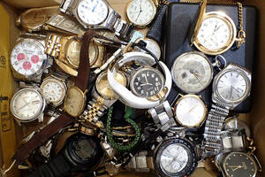 時計店在庫 ◆セイコー/シチズン/ロンジン/ブローバ/懐中時計/自動巻き等 ◆ 機械式/クオーツ 腕時計 まとめて大量セット