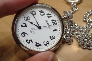  beautiful goods Bentley /BENTLEY * pocket watch SV925 silver purity pocket watch 