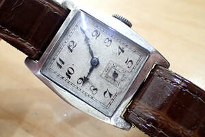 イギリス？ メーカー不明 ◆ 銀製/SD刻印 925 手巻き アンティーク腕時計