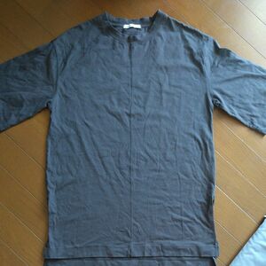 Tシャツ　グレー　七分袖 ロンT