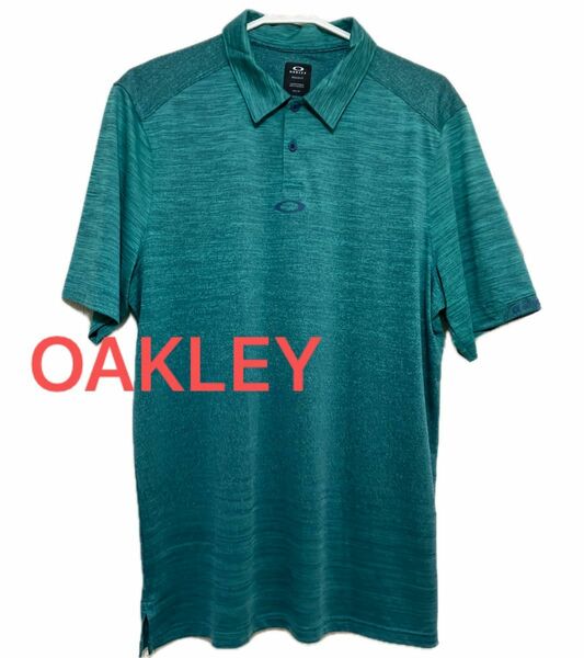 OAKLEY ゴルフポロシャツ（メンズ XLサイズ）美品　グリーン