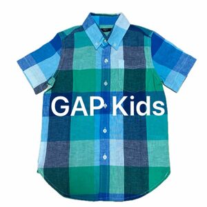 GAP Kids リネン&コットン半袖シャツ（120㎝）美品