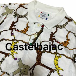 Castelaajac コットンポロシャツ薄手（サイズ2/Mサイズ）美品