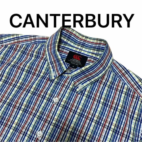 CANTERBURY コットンボタンダウンシャツ（メンズM）