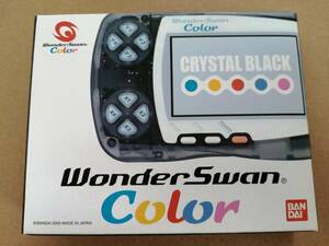  WonderSwan color new goods unused crystal black 