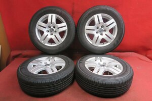 【S441】セット 4本* フォルクスワーゲン純正 15×6J 5穴 PCD 100 +38 195/65R15 KUMHO SENSE SE11 2016年 送料無料 