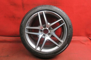 【S289】1本*ベンツ W222 Sクラス AMG 純正19×9.5Ｊ 5穴 PCD 112 +38 275/40R19 ブリジストン POTENZA S001 2019年 送料無料 1本のみ