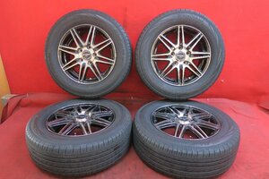 【S452】セット 4本* JP STYLE 15×6J 5穴 PCD 114.3 +53 205/65R15 ヨコハマ BLUEARTH RV-02 2018年 送料無料