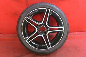 【S317】1本*ベンツ AMG CLS C257 純正19×8Ｊ 5穴 PCD 112 +33 245/40R19 ダンロップ VEURO VE304 2020年 送料無料 1本のみ