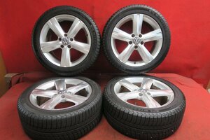 【YS353】スタッドレス 4本* フォルクスワーゲン パサート 純正 17×7.5Ｊ 5穴 PCD 112 +47 235/45R17 ミシュラン X-ICE 3+ 送料無料