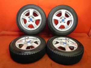 【079S】スタッドレス4本*FEID 14×5.5Ｊ 4穴 +45 175/65R14 ブリジストン ST30 送料無料