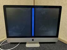 ジャンク品 液晶不良 APPLE アップル iMac アイ マック A1419 27インチ アクティベーションロック 電源コード付 動作確認出来ておりません_画像1