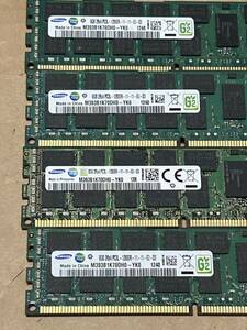 32GB[8GB *4 pieces set ] Samsung /8GB 2Rx4 PC3L 12800R server DDR3 memory 