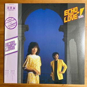 紙風船 ECHO OF LOVE Tront In Canada 海外録音 帯付 LP 和モノ シンセポップ