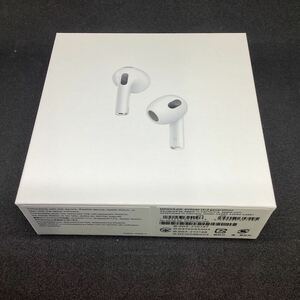 Apple AirPods 第三世代　未開封新品　MPNY3J/A Lightning充電ケース付き　ワイヤレスイヤホン エアーポッズ アップル Bluetooth 