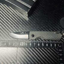 feather 非金属 カーボン製ハンドル セラミック刃 折りたたみナイフ 超軽量39g 長さ13.5cmアウトドアEDC サバイバル_画像9