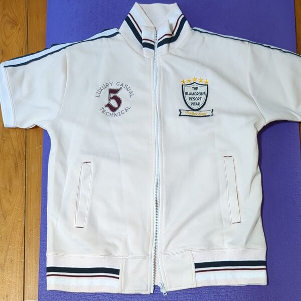 POSHBOYSPORT ジャージ半袖 Mサイズ ジップアップ