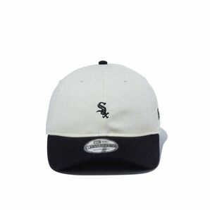 9TWENTY MLB 2-Tone シカゴ・ホワイトソックス クロームホワイトブラックバイザー