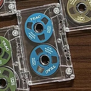 【未使用】カセットテープ５５分(ケース付) オープンリールタイプ ずとまよ ノーマルポジション ティアック タイプ ブルーの画像2