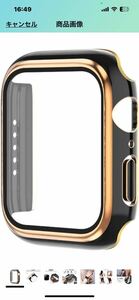 g30 Apple Watch ケース Apple Watch /Apple Watch Ultra 49mm 用傷防止 耐衝撃 超軽量 PC素材 全面保護 一体型 ブラック＆ローズゴールド