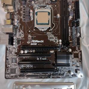 中古動作品：ASRock B85M + INTEL CELERON G1820 付