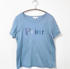 rienda リエンダ Prier T-SH Tシャツ 半袖 水色 青 ブルー