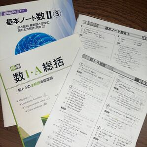 数IA総括 数II 浜島書店 解答付き