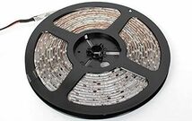 BENETECH 短色 LEDテープライト● 24Ｖ 高輝度 5M 300連 防水IP65 切断可能 白ベース/LED 強力粘着両_画像2