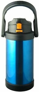 BC stainless steel Jug blue 2L vacuum two -ply structure flask heat insulation keep cool BC stainless steel sport Jug 