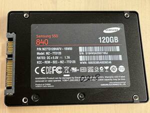 SAMSUNG SSD120GB[ operation verification ending ]0218