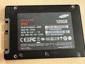 SAMSUNG SSD120GB【動作確認済み】0220　