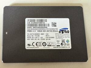 SAMSUNG SSD 128GB【動作確認済み】0840　